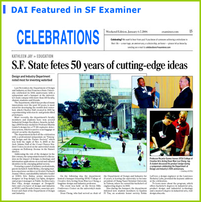 DAI featured in SF Examiner newspaper